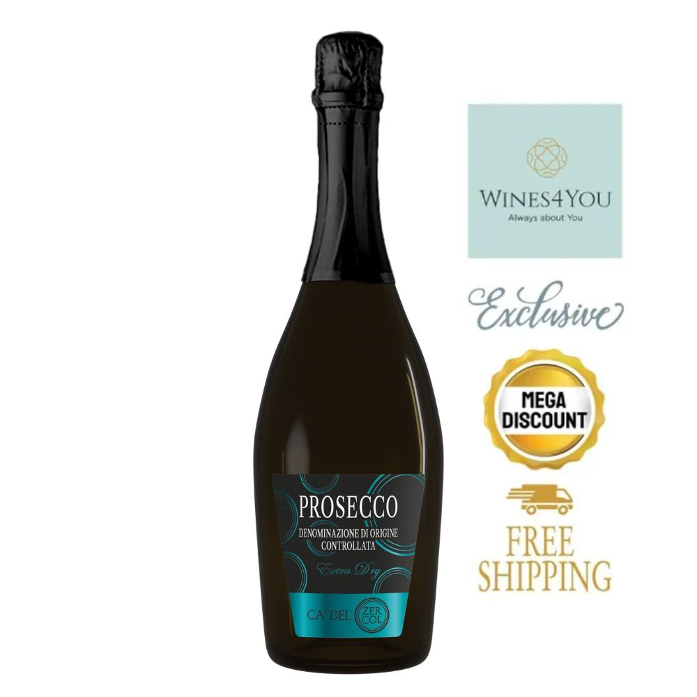 Ca' del Zercol Prosecco D.O.C. Extra Dry Italy Sparkling Wine